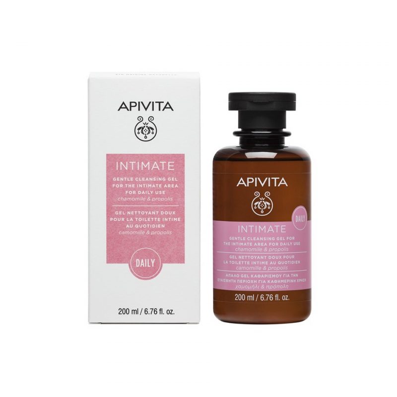 Apivita Intimate Daily – Απαλό Gel Καθαρισμού Για Την Ευαίσθητη Περιοχή